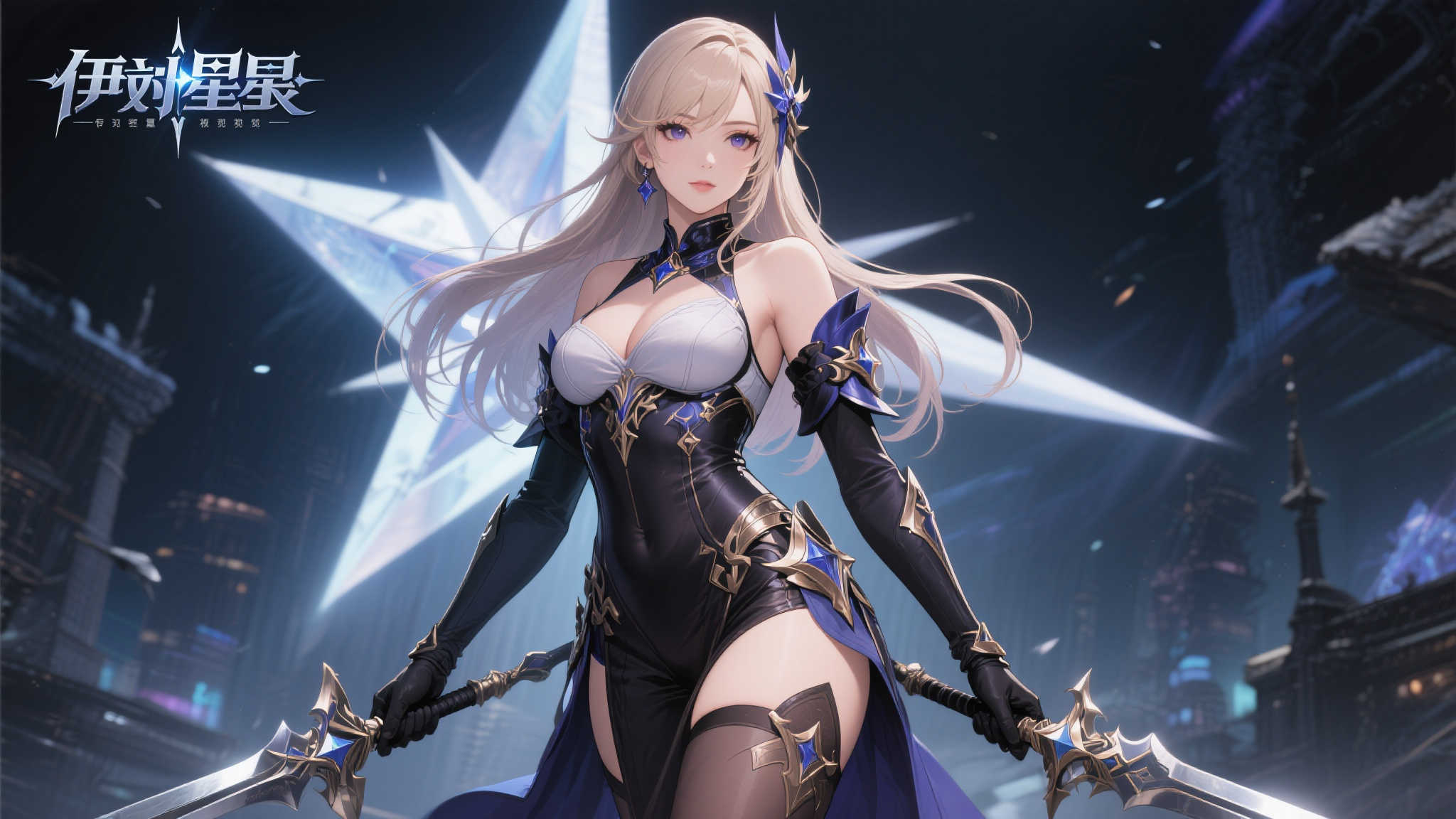 《剑星》全新主视觉图震撼发布！伊芙完美身姿再掀热议